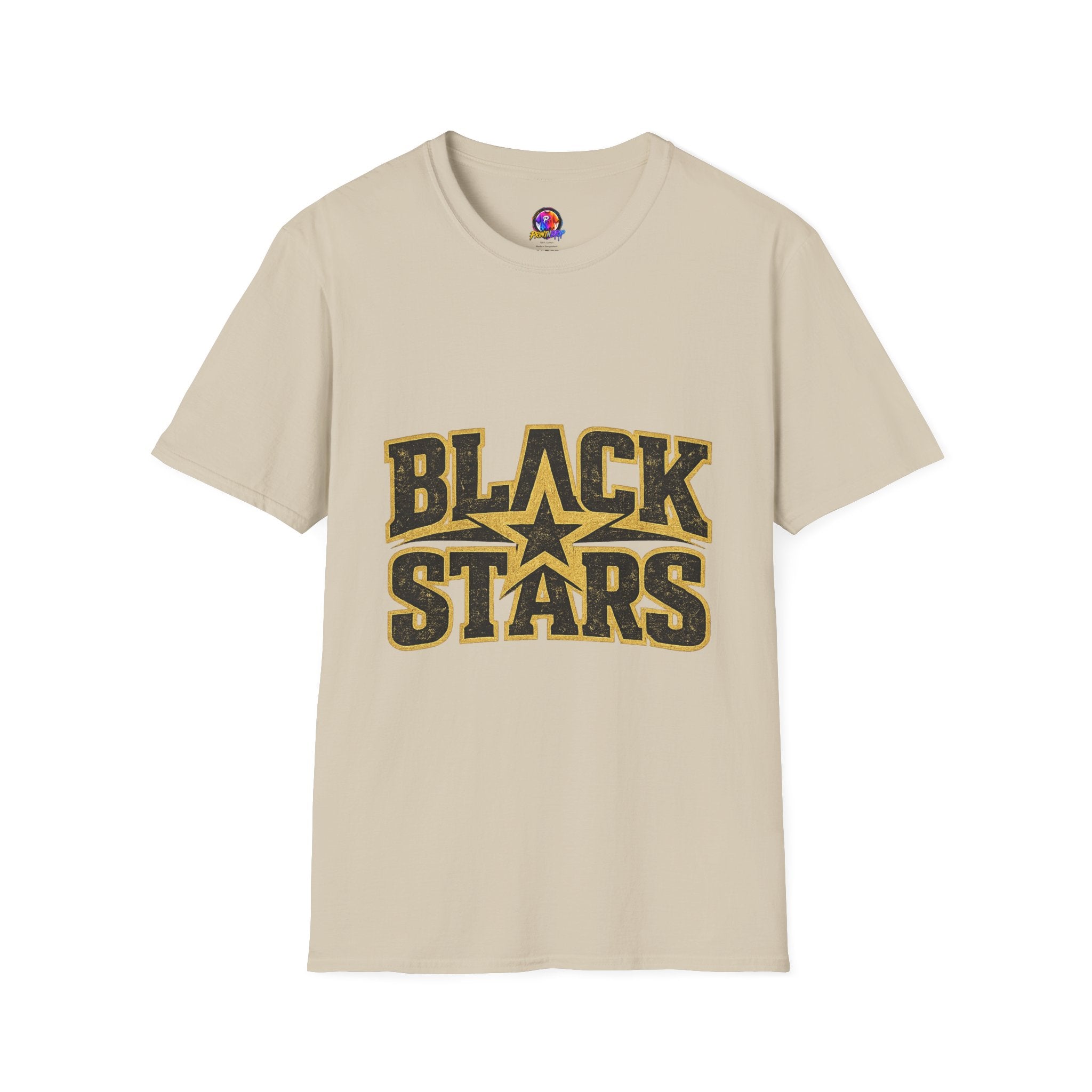 Ghana Black Stars T-Shirt — Bold Vintage Star Logo Tee