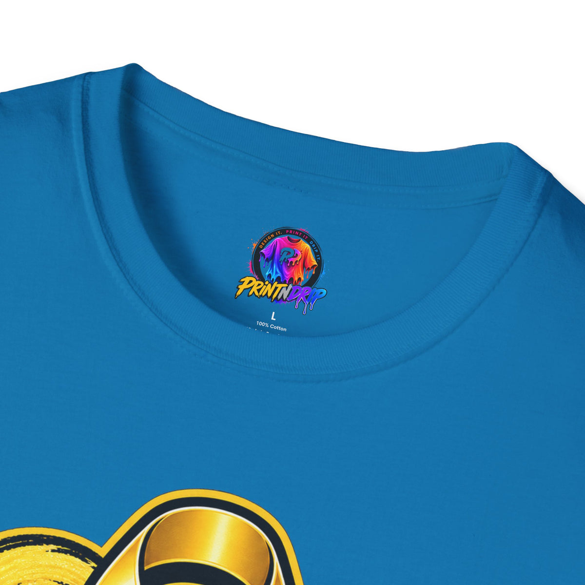 Gold September T-Shirt — Childhood Cancer Awareness Ribbon Tee