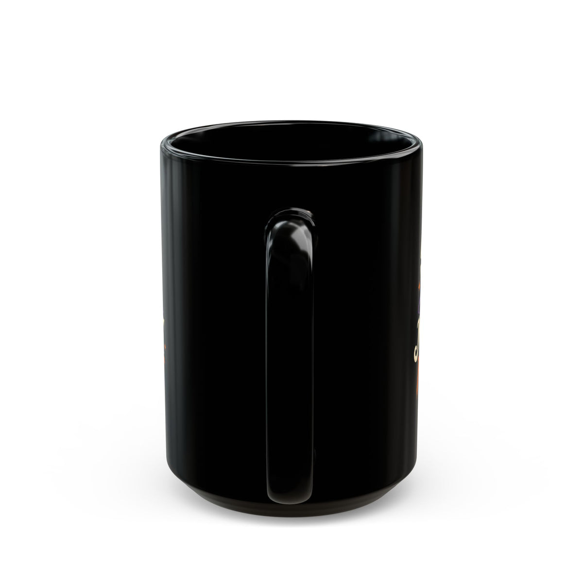 Midnight Mischief Halloween Mug — Witch Hat Moon Design (11oz/15oz Black)