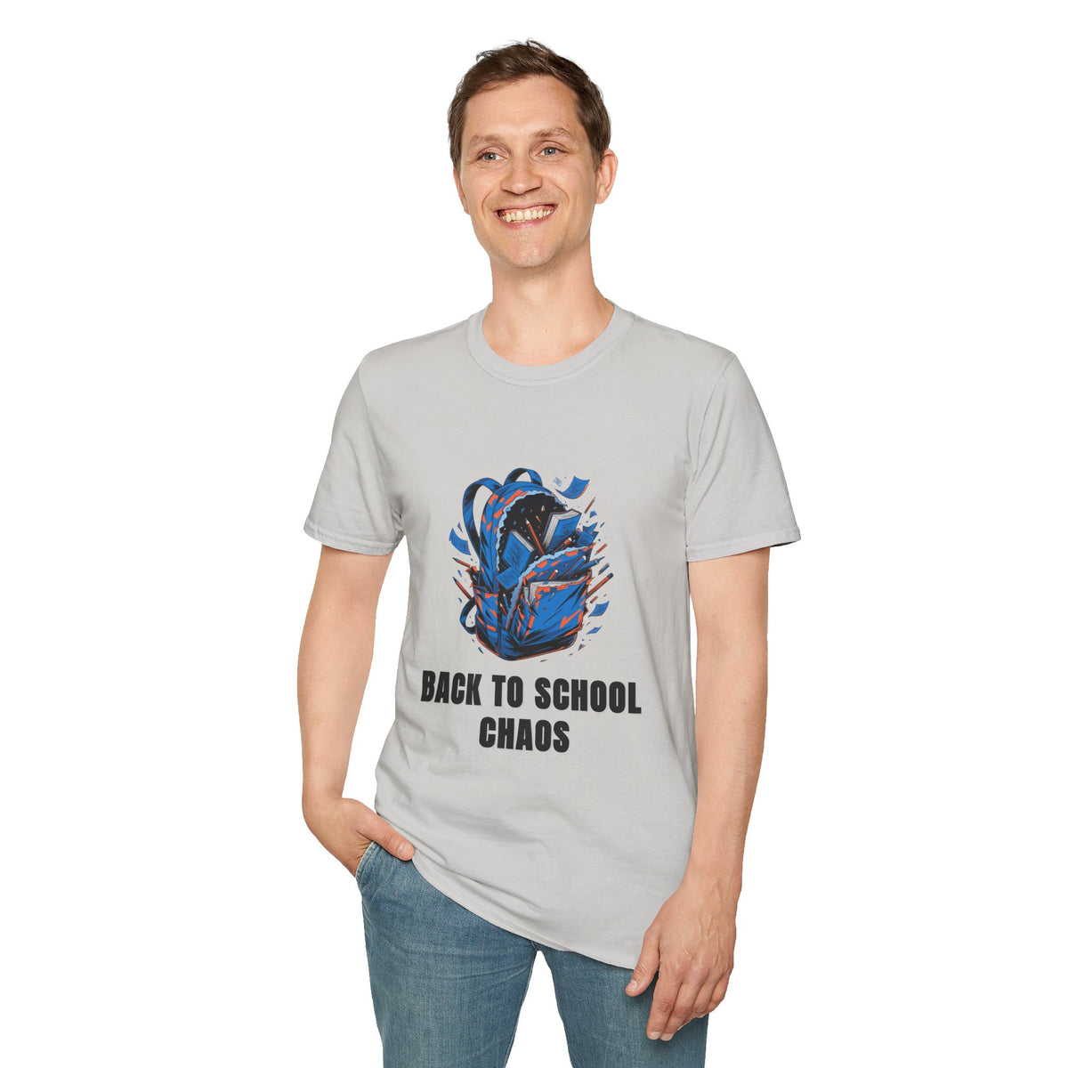 Back to School Chaos T-Shirt — Graphic Backpack Design - Trending Now - August 2026