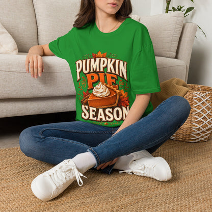 Pumpkin Pie Season T-Shirt — Autumn Thanksgiving Dessert Lover Tee
