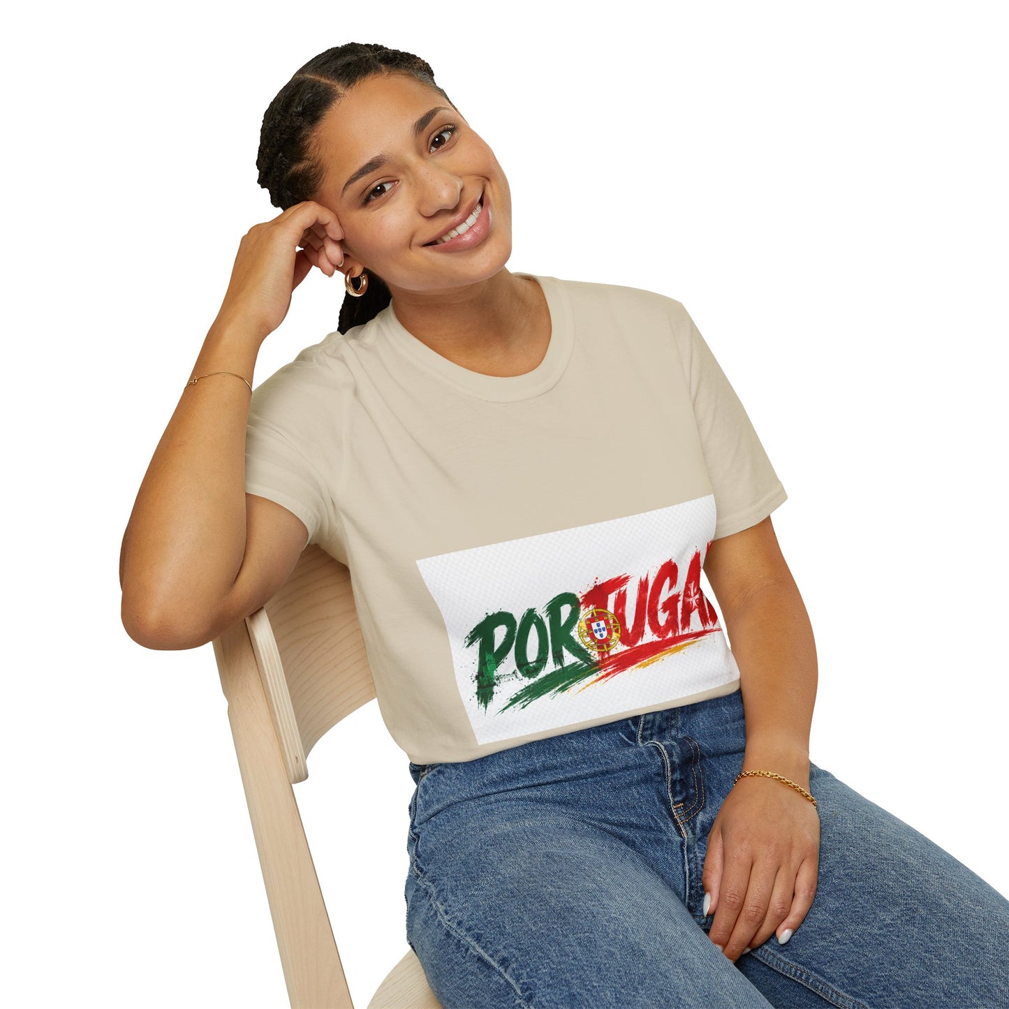 Portugal Flag Script T-Shirt — Portuguese Pride Tee