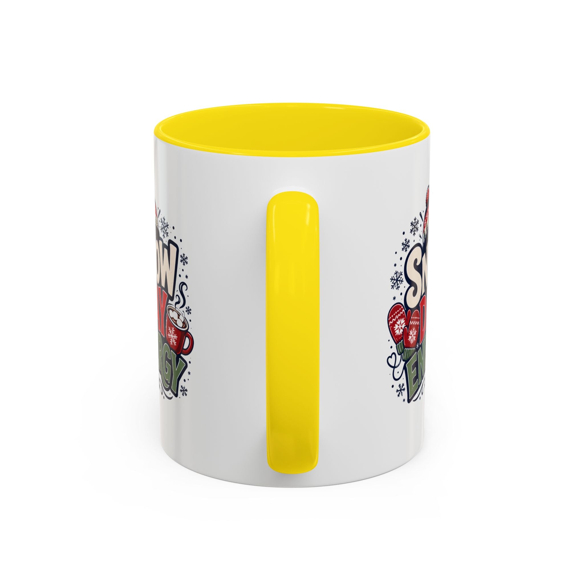 Snow Day Energy Coffee Mug — Winter Hot Cocoa Holiday Drinkware