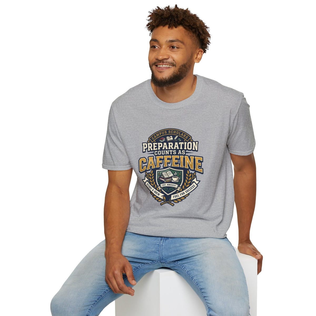 Preparation Counts As Caffeine T-Shirt — Funny Coffee Prep Graphic Tee - Trending Now - August 2026