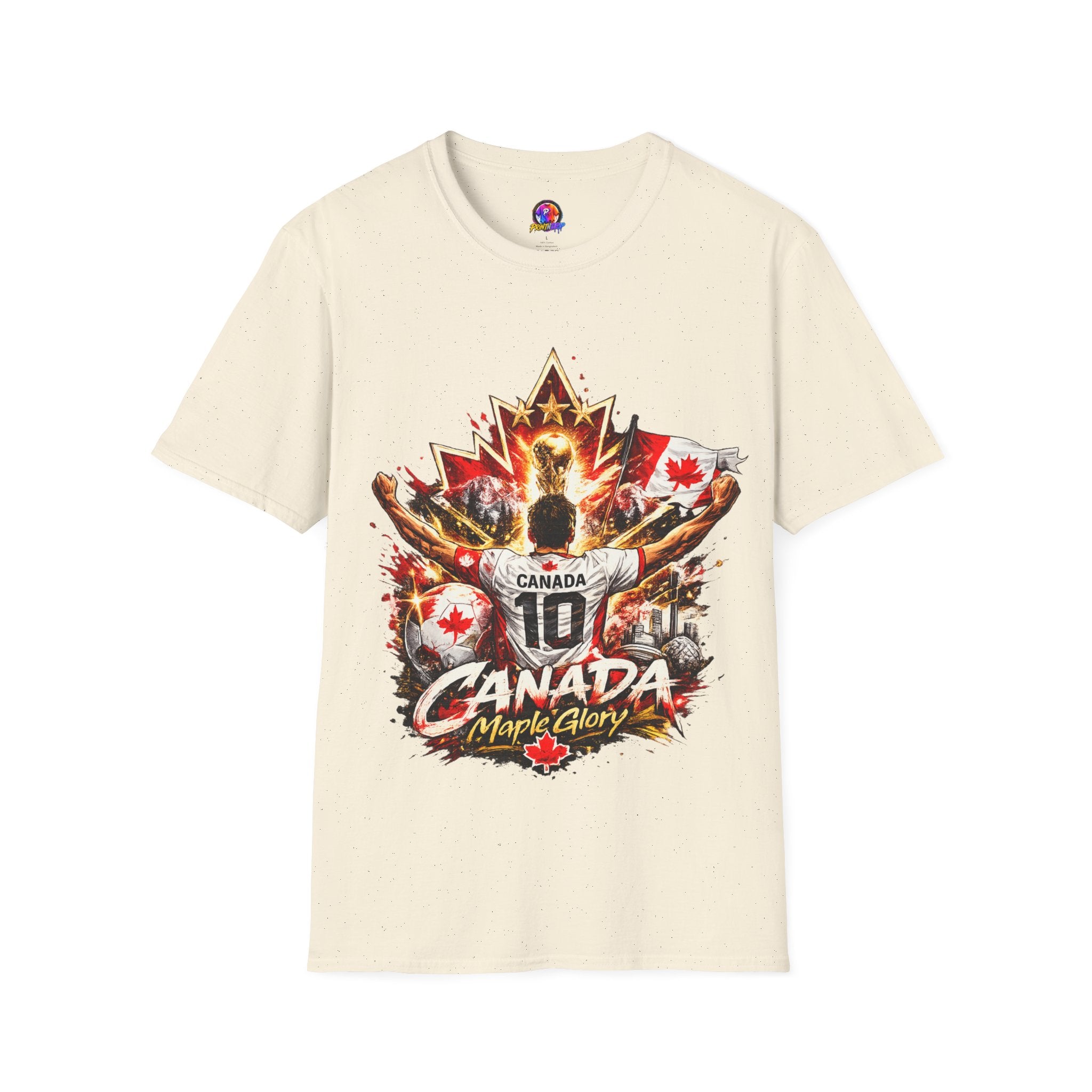 Canada Maple Glory T‑Shirt — Vintage Canadian Maple Leaf Graphic Tee