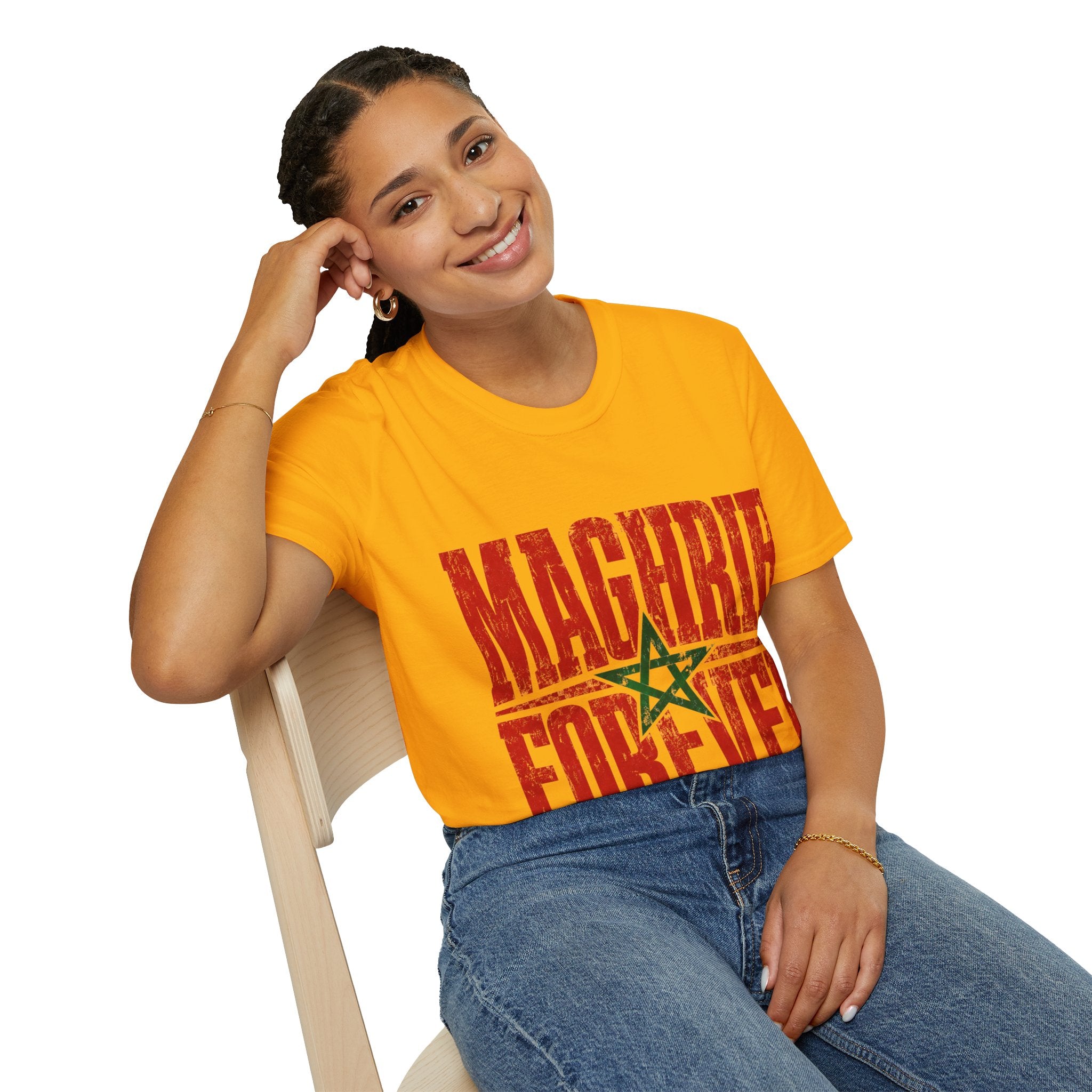 Morocco T-Shirt — Maghrib Forever Moroccan Flag Graphic Tee