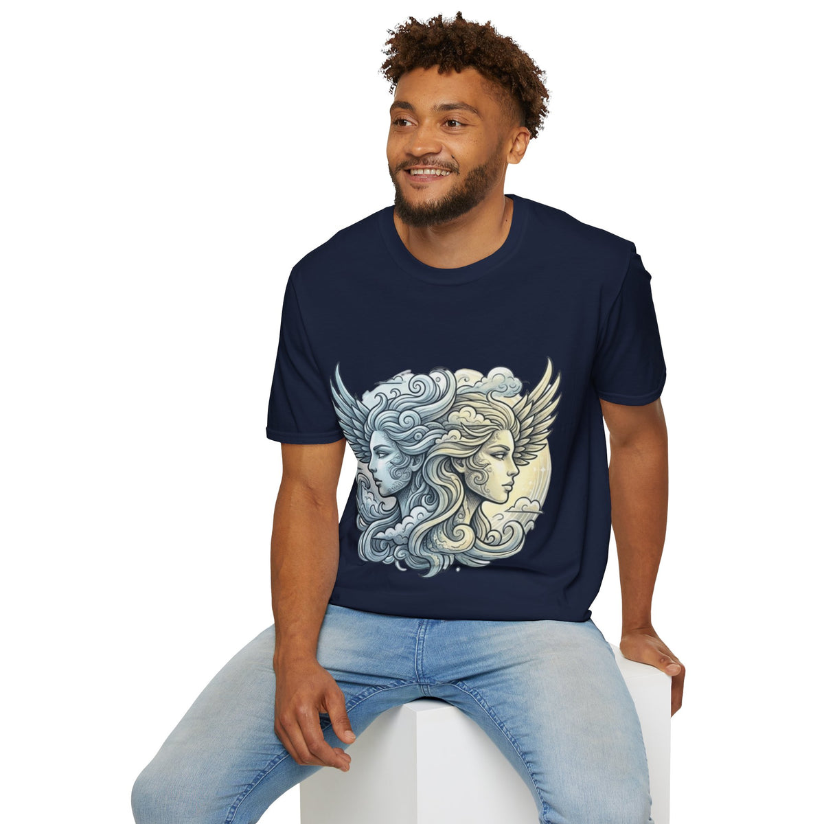 Gemini Zodiac Unisex Softstyle T-Shirt