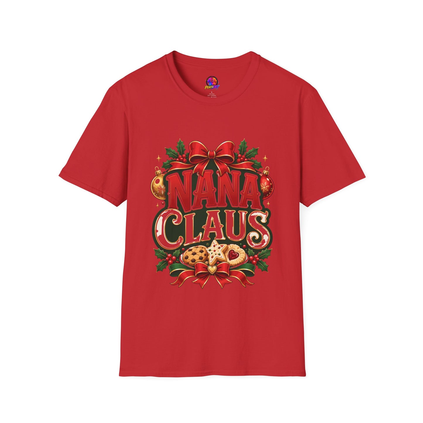 Nana Claus Christmas Tee — Festive Holiday Grandma T-Shirt