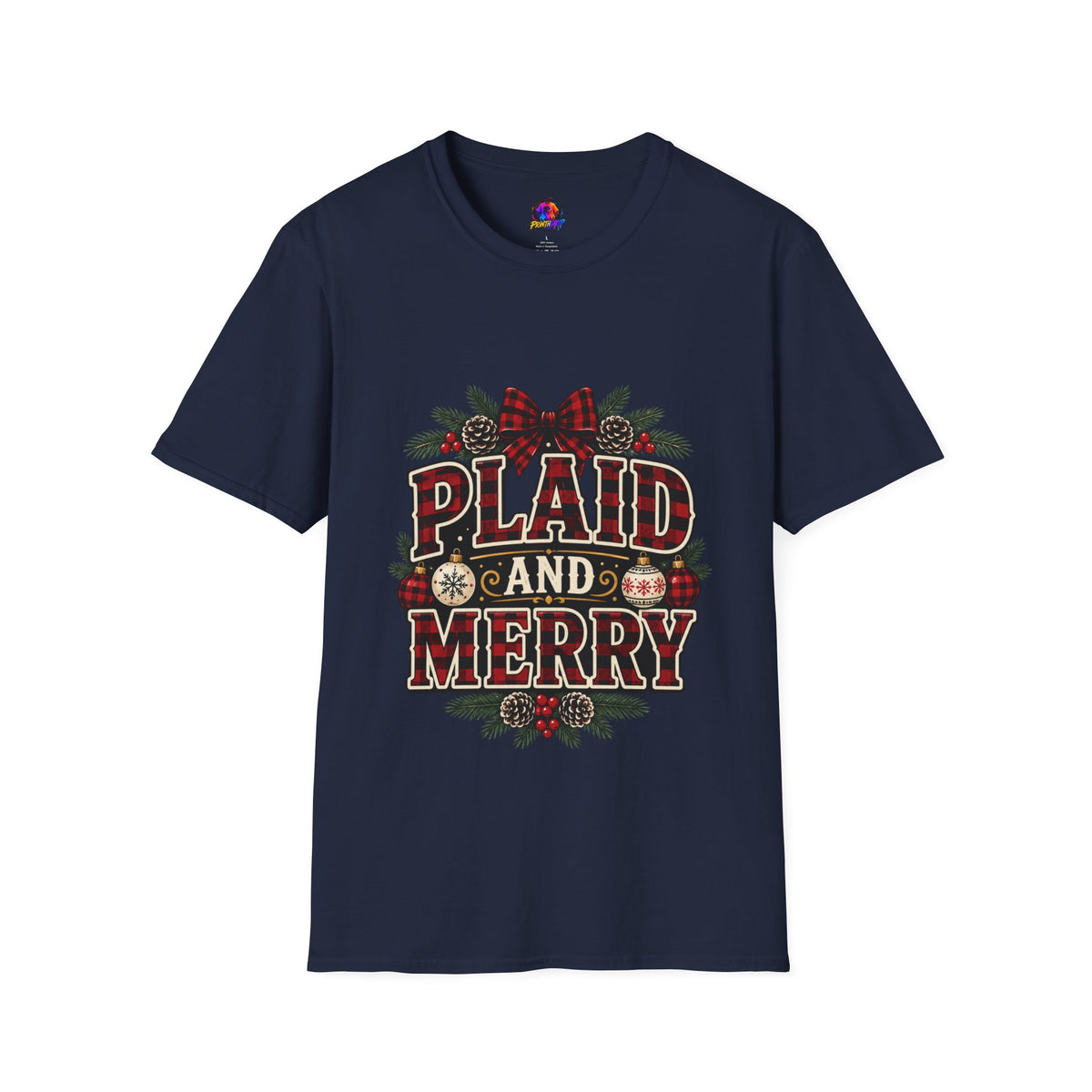Plaid and Merry Christmas T-Shirt