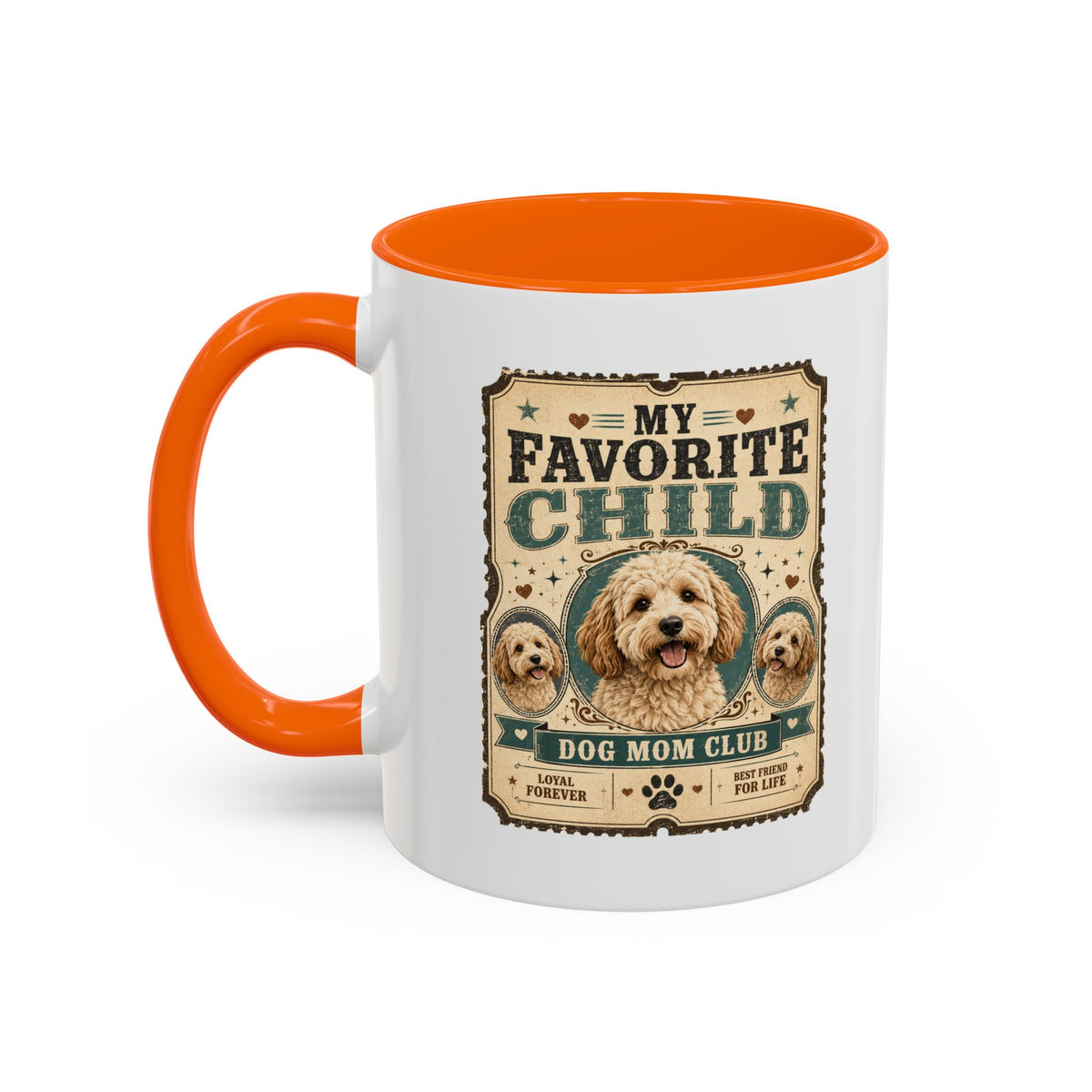 Milo Bailey Dog Dad Mom My Favorite Child Dog Mom Coffee Mug — Funny Dog Mom Gift