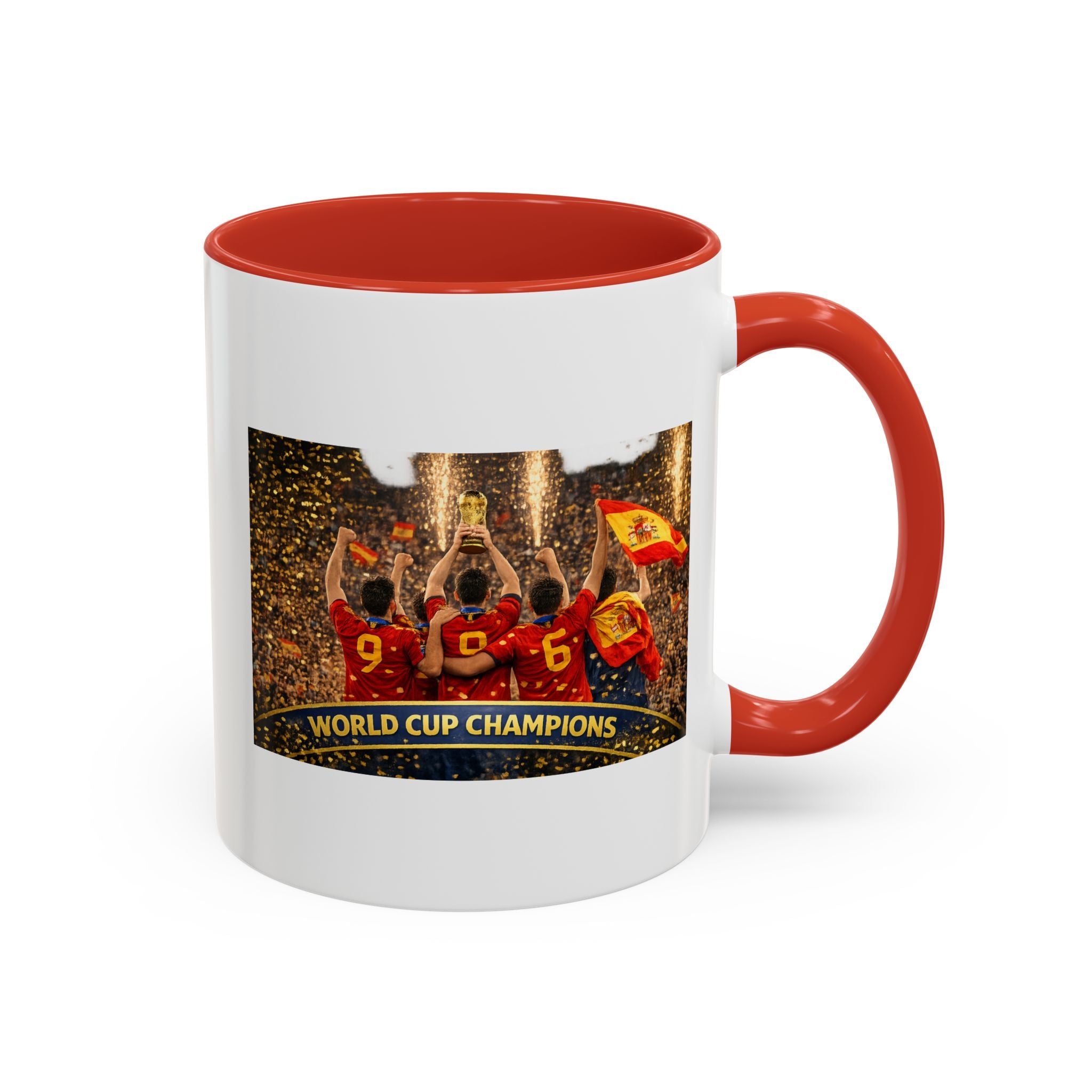 World Cup Champions Soccer Coffee Mug — Team Celebration Accent Mug