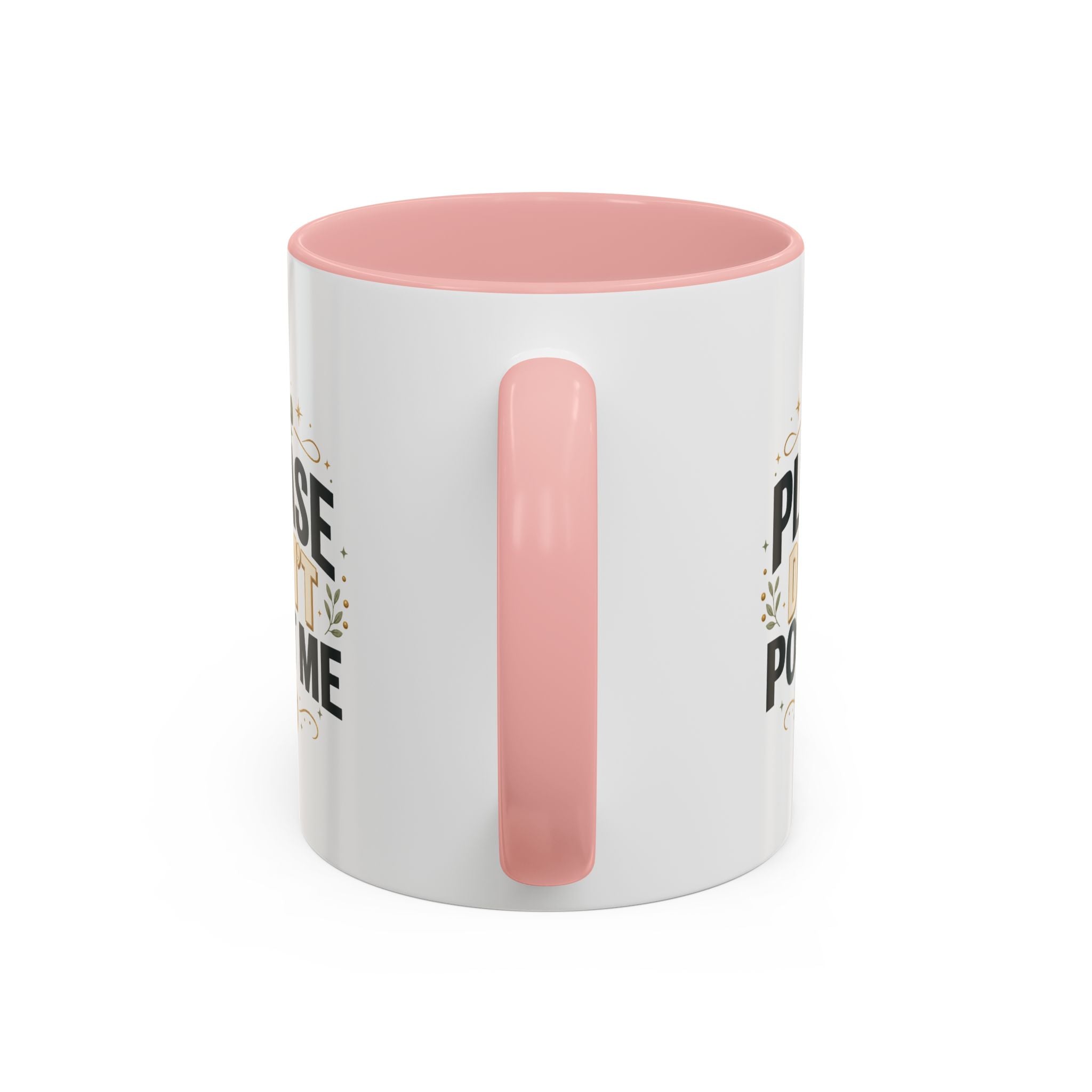 Christmas Please Don't Post Me Accent Coffee Mug — Funny Privacy Camera Gift