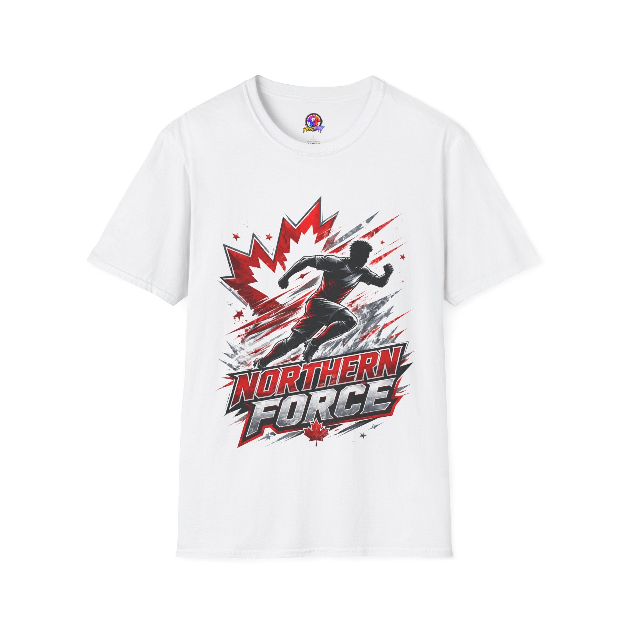Canada Northern Force Running T‑Shirt — Canada Maple Runner Athletic Tee