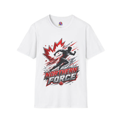 Canada Northern Force Running T‑Shirt — Canada Maple Runner Athletic Tee