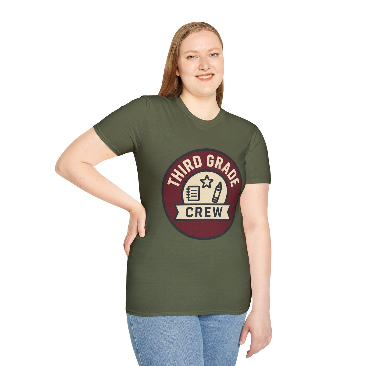 Third Grade Crew T-Shirt — Retro School Teacher & Student Tee - Trending Now - August 2026