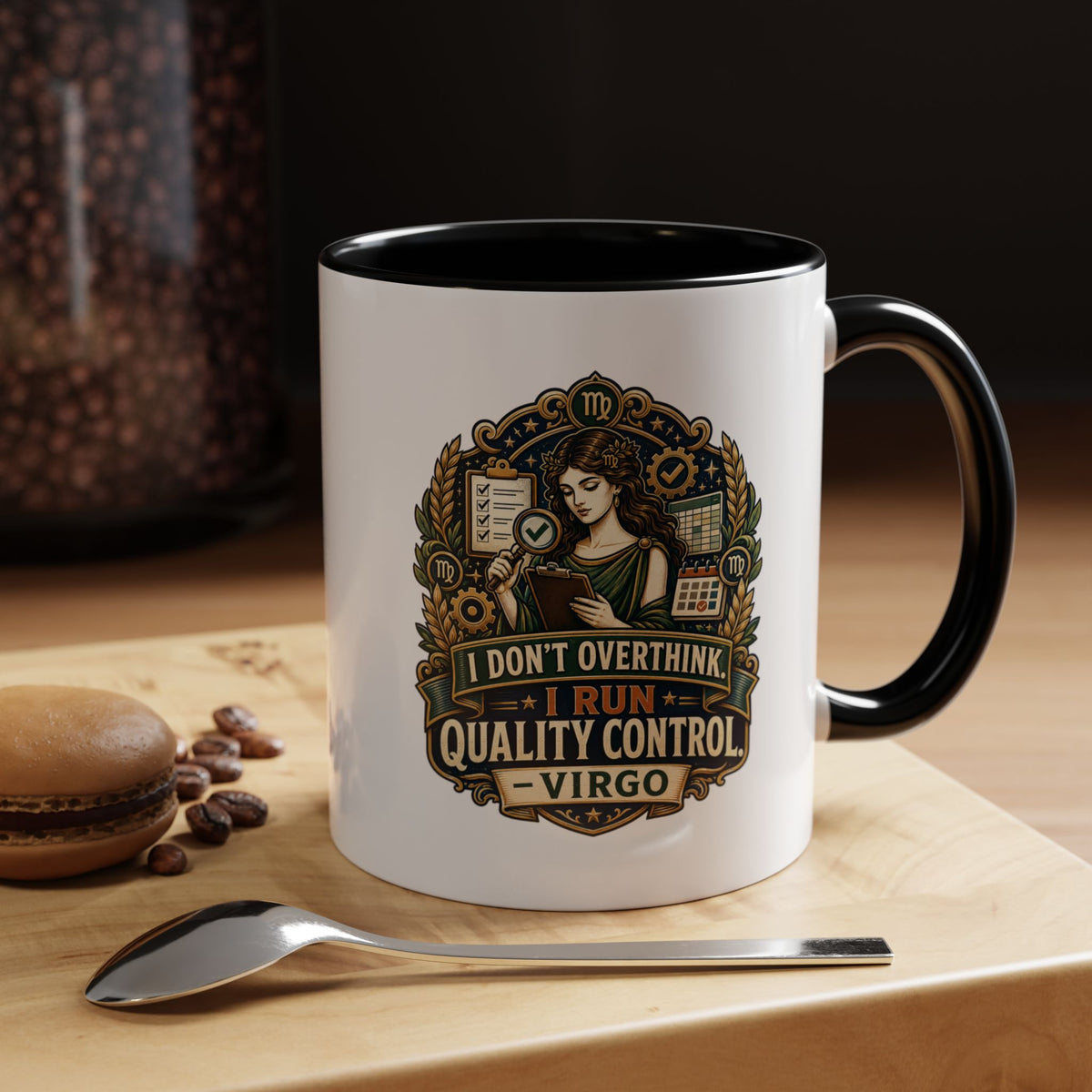 Zodiac Virgo Accent Coffee Mug