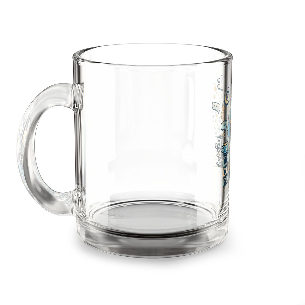 Gemini Glass Mug — "Running on Caffeine, Curiosity & Plot Twists" 10oz Zodiac Coffee Cup
