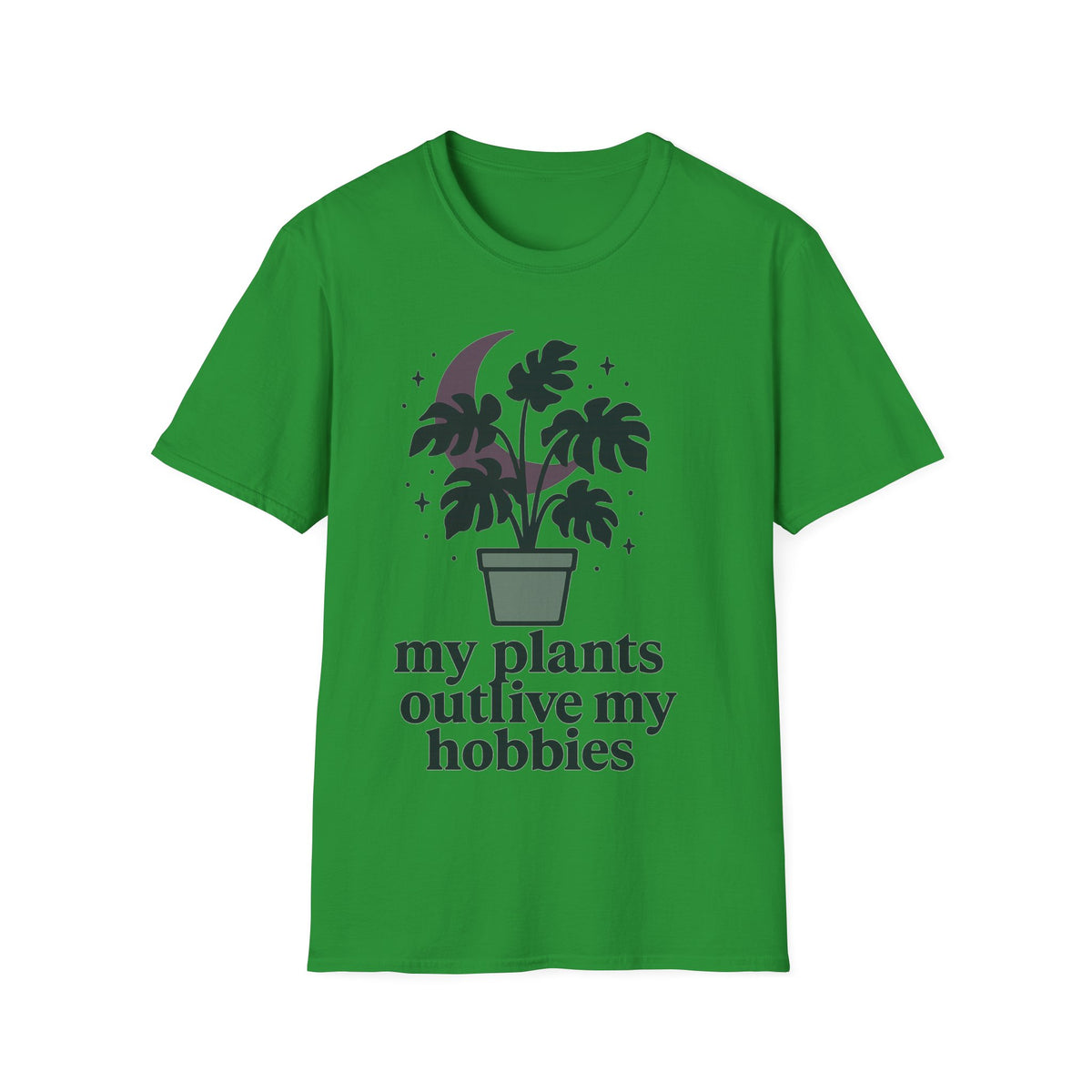 Botanical Moon Plant T-Shirt — “Plants Make Me Happy” Graphic Tee - Trending Now - September 2026