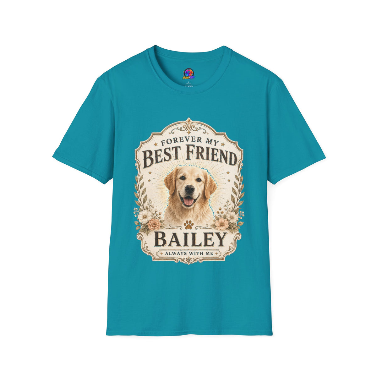 Forever My Best Friend Dog T-Shirt — Personalized Pet Tribute Tee