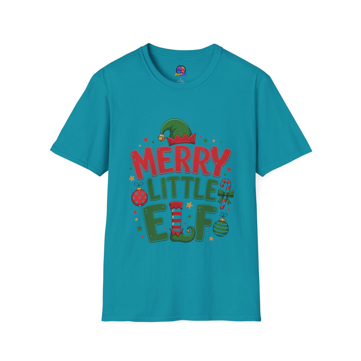 Merry Little Elf T-Shirt — Festive Christmas Holiday Tee