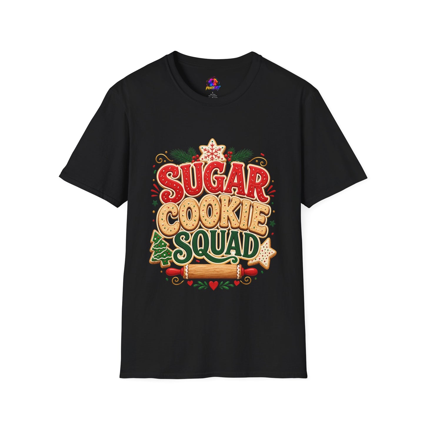 Sugar Cookie Squad T-Shirt — Festive Holiday Baking Graphic Tee