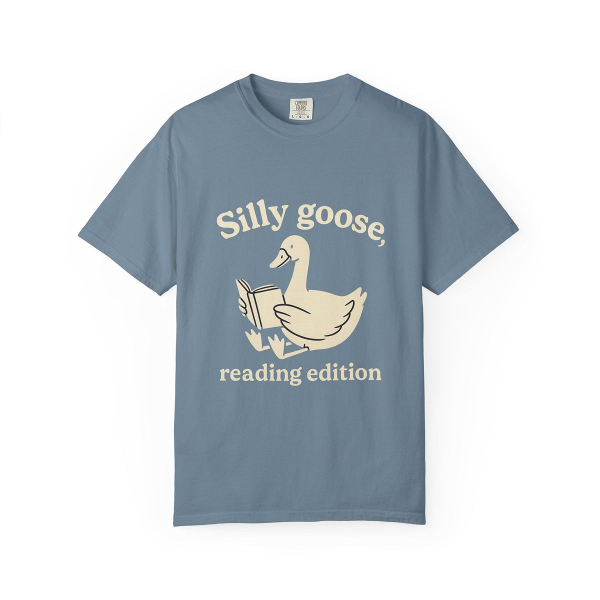 Silly Goose Reading Edition Tee - Cute Book Lover Animal Graphic T-Shirt - Trending Now - October 2026