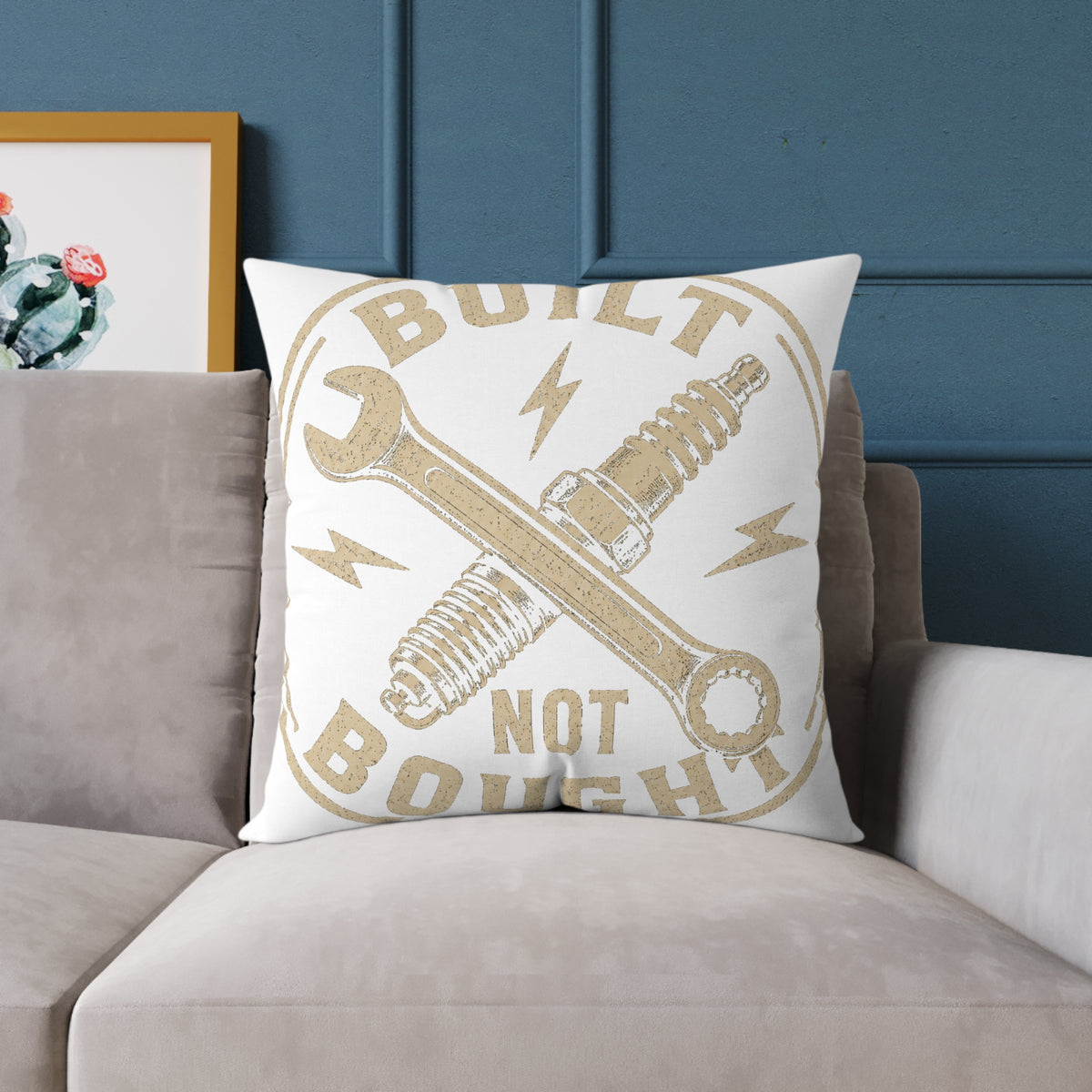Square Poly Canvas Pillow