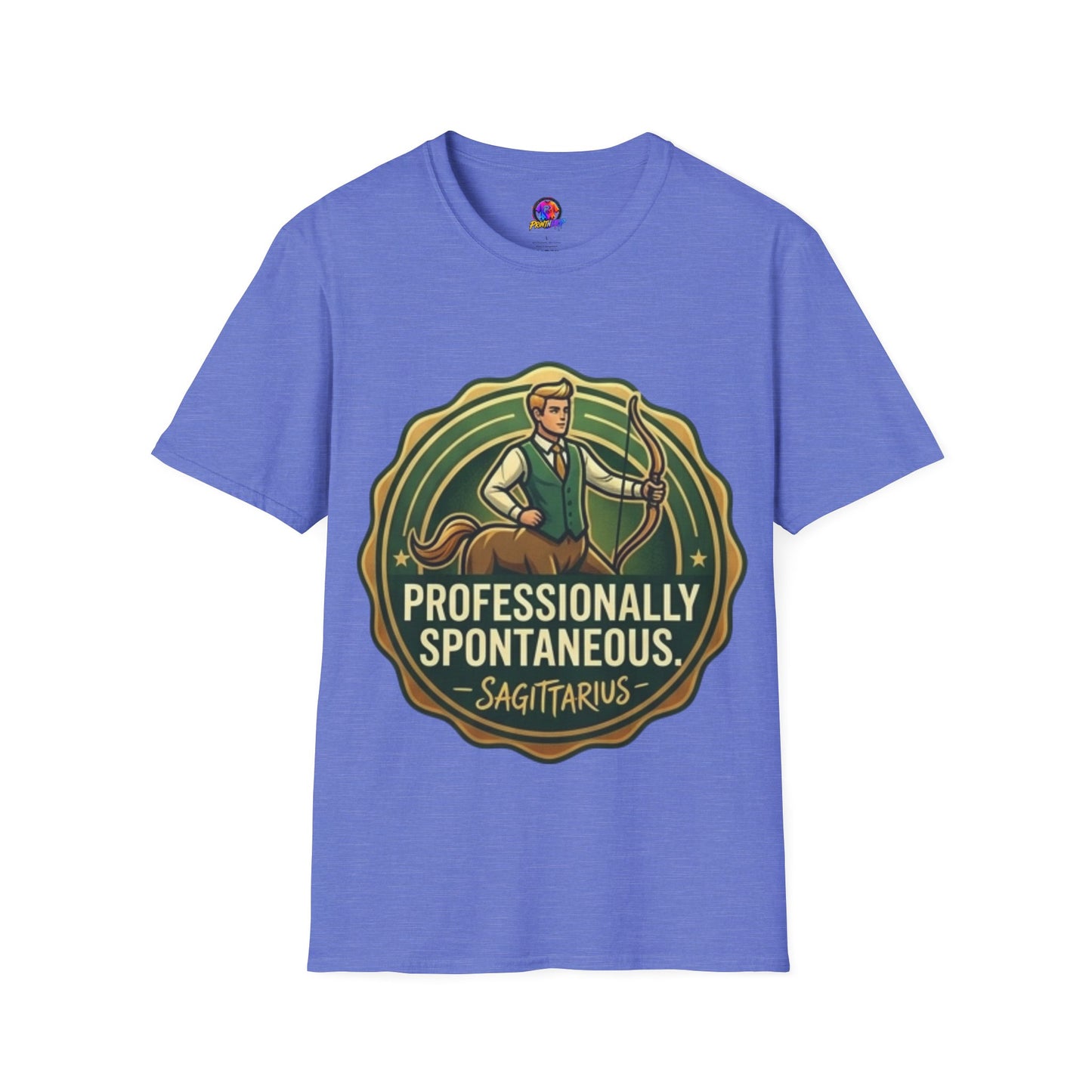 Sagittarius Archer T‑Shirt — "Professionally Spontaneous" Zodiac Tee