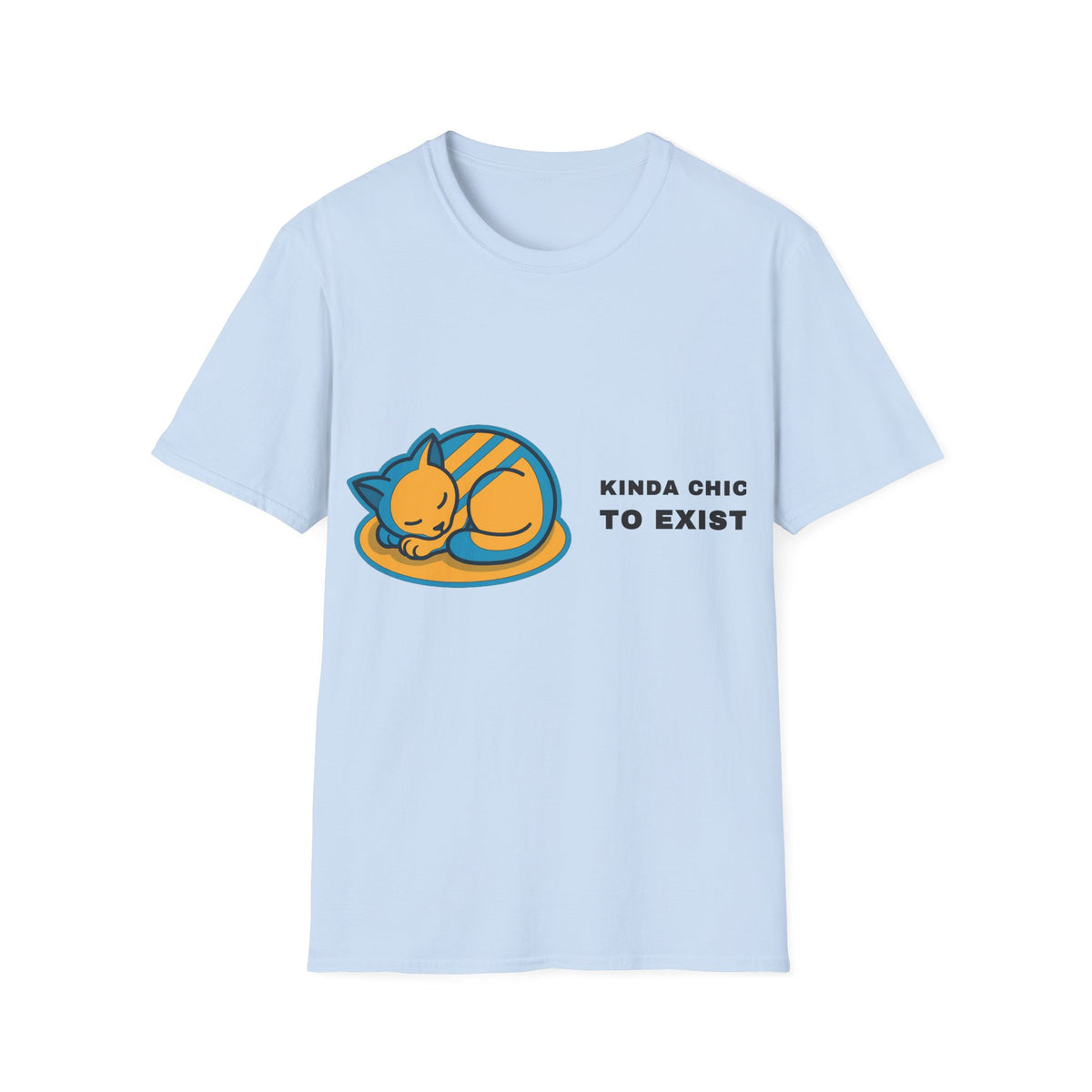 Cat Nap T‑Shirt - 'Kinda Okay To Exist' Cute Sleeping Cat Graphic Tee - Trending Now - September 2026