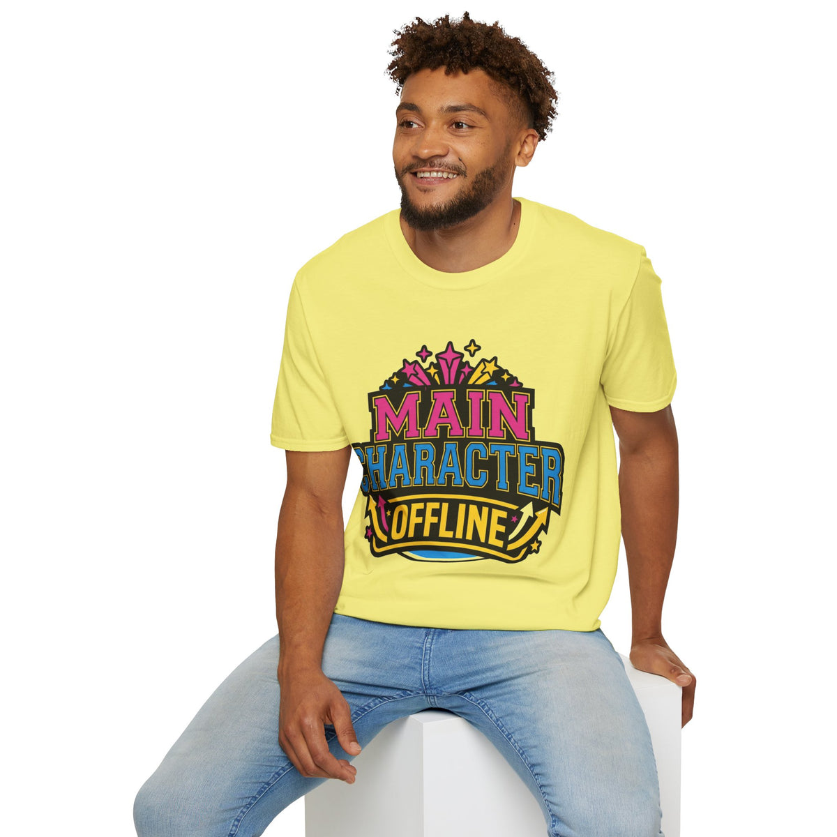 Main Character Offline T-Shirt — Retro Colorful 'Main' Graphic Tee - Trending Now - August 2026