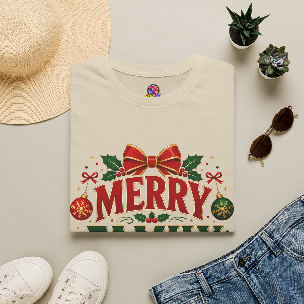 Merry Family Club Christmas T-Shirt