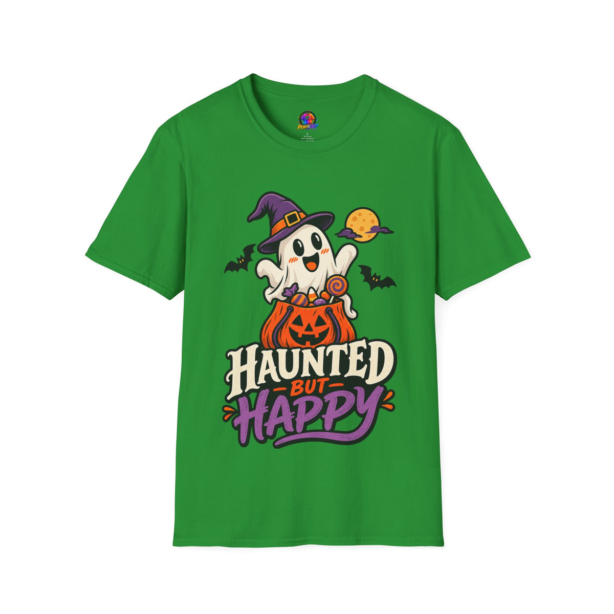 Haunted But Happy Halloween T-Shirt
