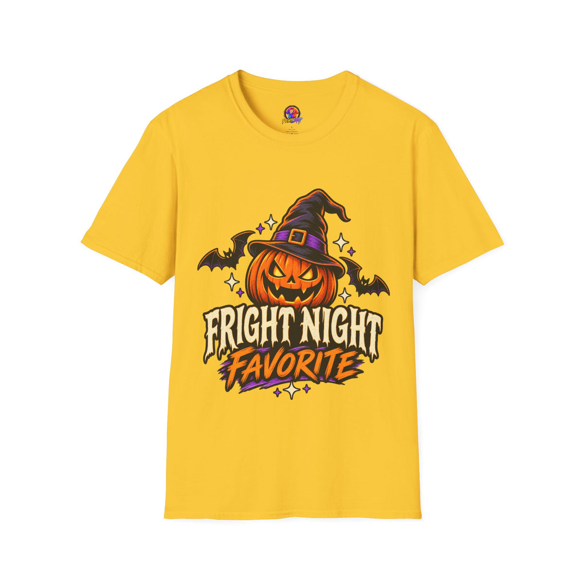 Halloween Pumpkin Tee — "Fright Night Favorite" Graphic T-Shirt