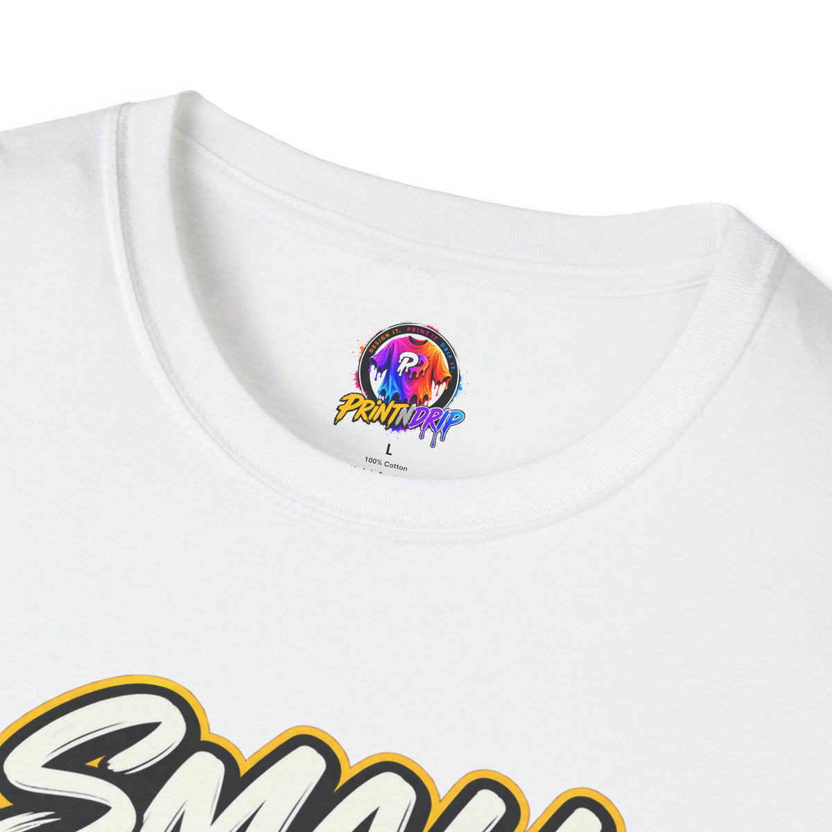 Children's Cancer Awareness T-Shirt — "Small Hands Big Courage" Yellow Ribbon