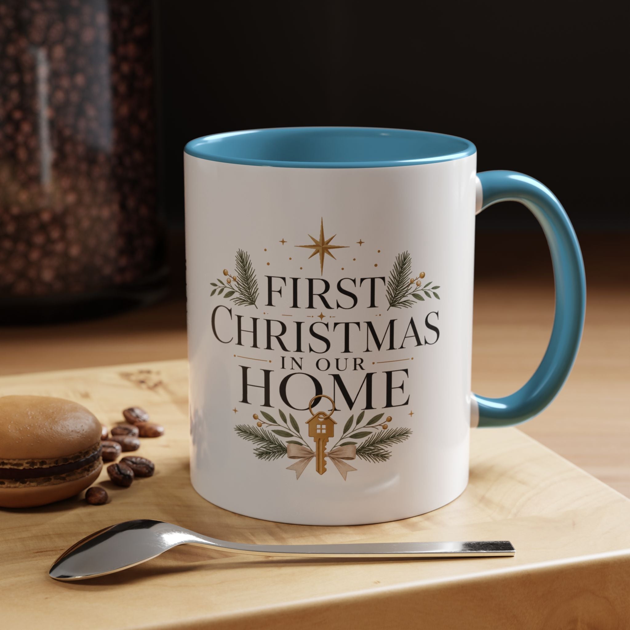Christmas First Christmas in Our Home Accent Coffee Mug – Holiday Keepsake