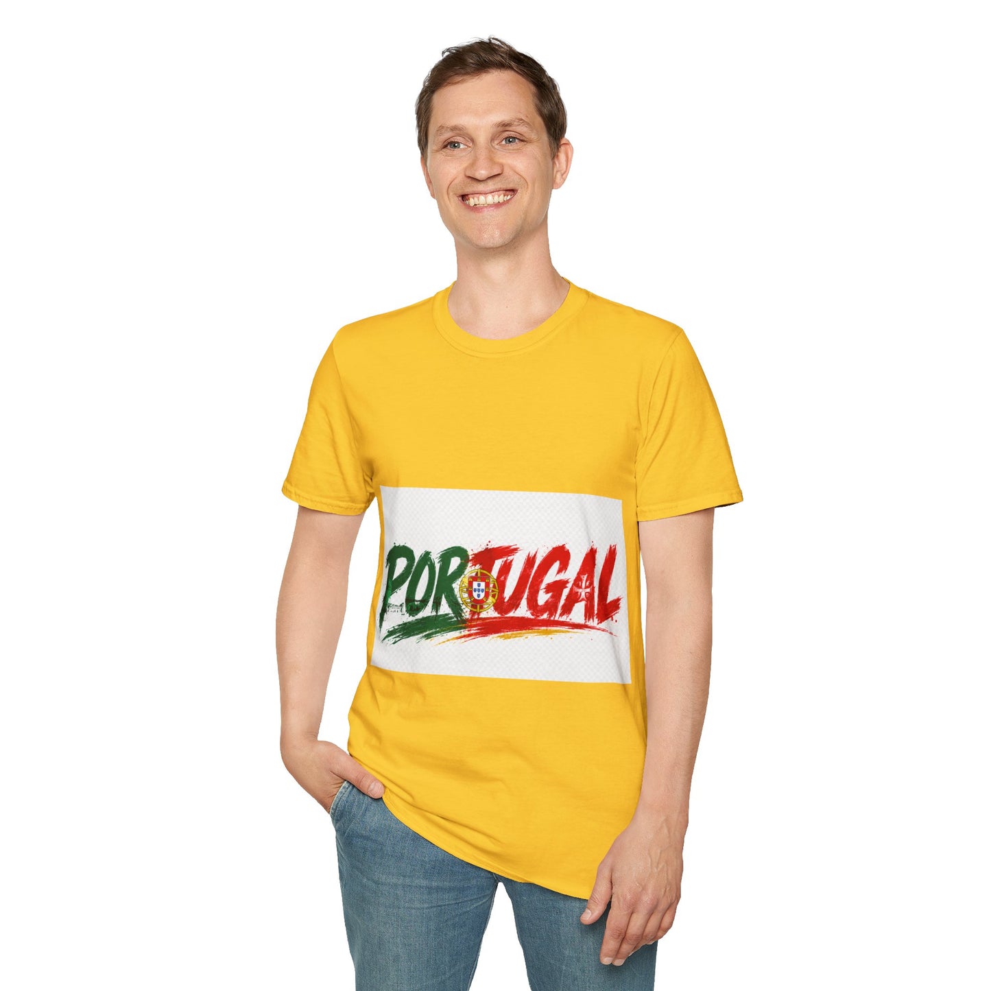 Portugal Flag Script T-Shirt — Portuguese Pride Tee