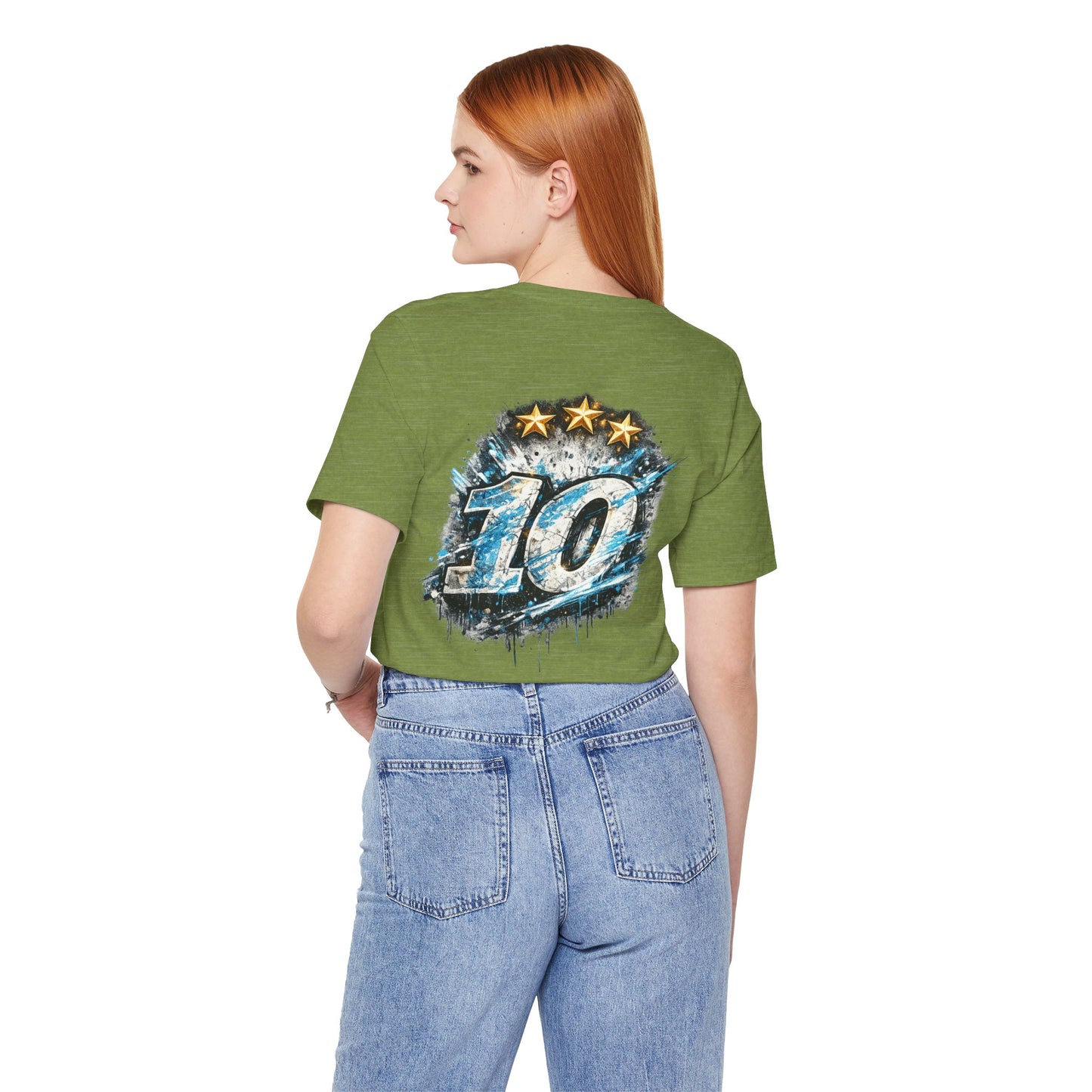 Buenos Aires Nights T‑Shirt — '10' Grunge Graphic Tee - Argentina No. 10