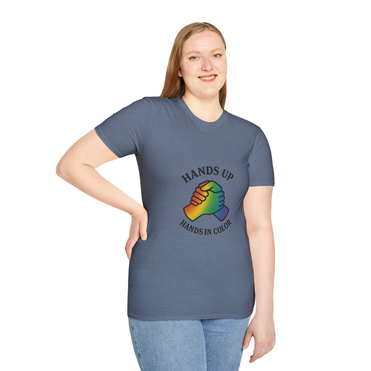 Hands Up Rainbow Hands in Color T-Shirt - Trending Now - October 2026