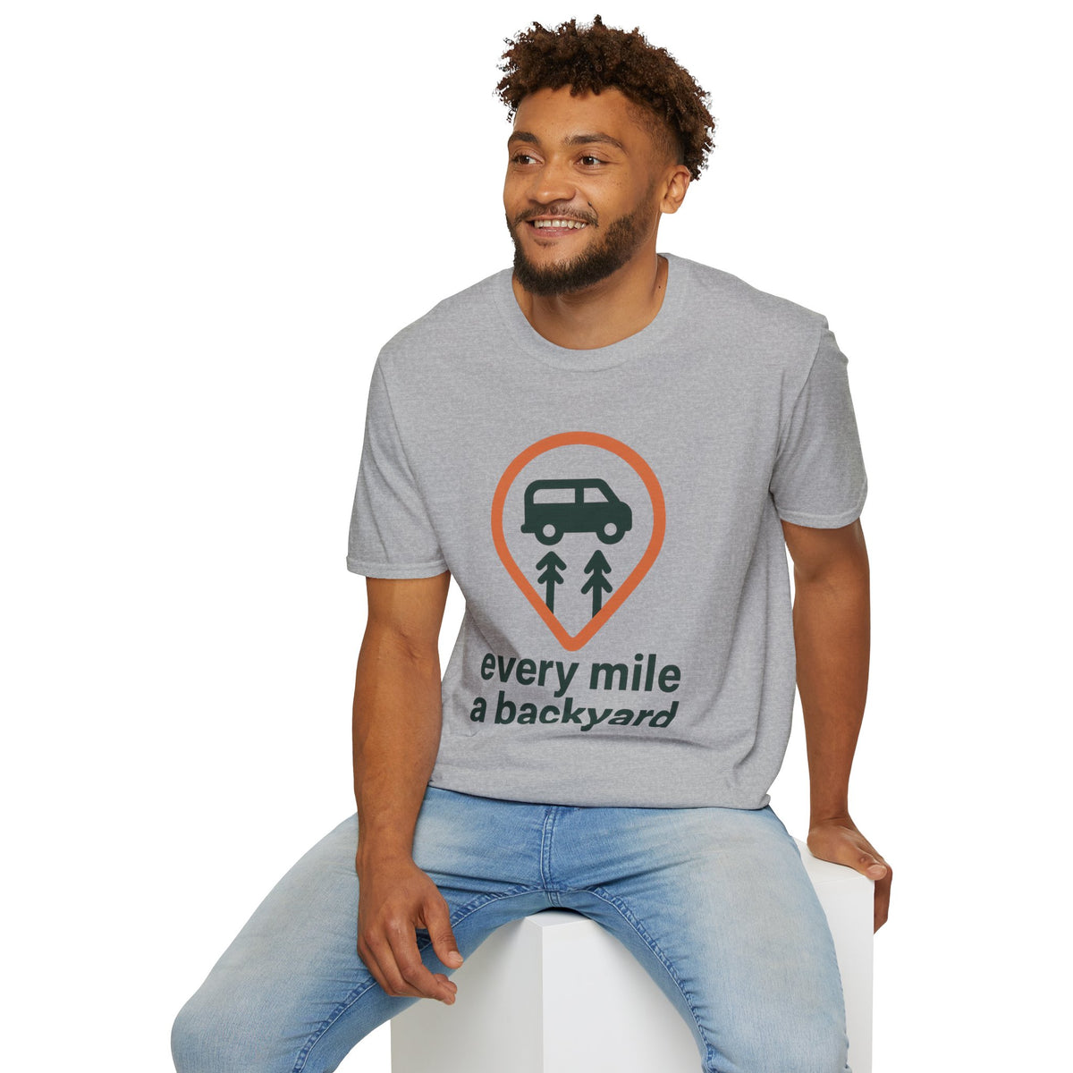 Minimalist Campervan T‑Shirt — Tiny Van Badge Graphic - Trending Now - August 2026