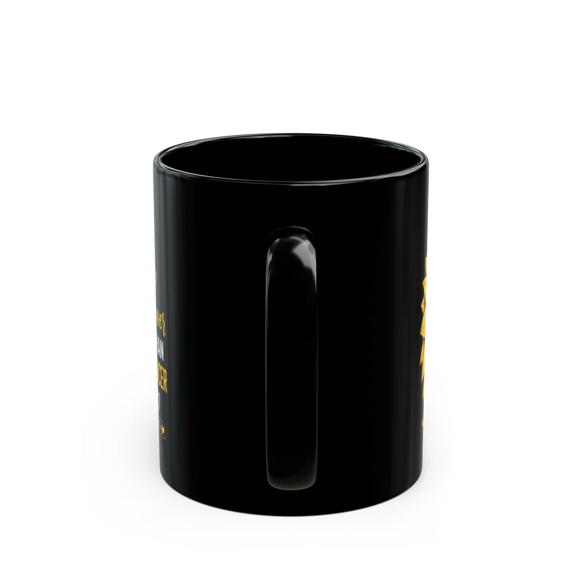 Braver Than Childhood Cancer Sunflower Awareness Mug