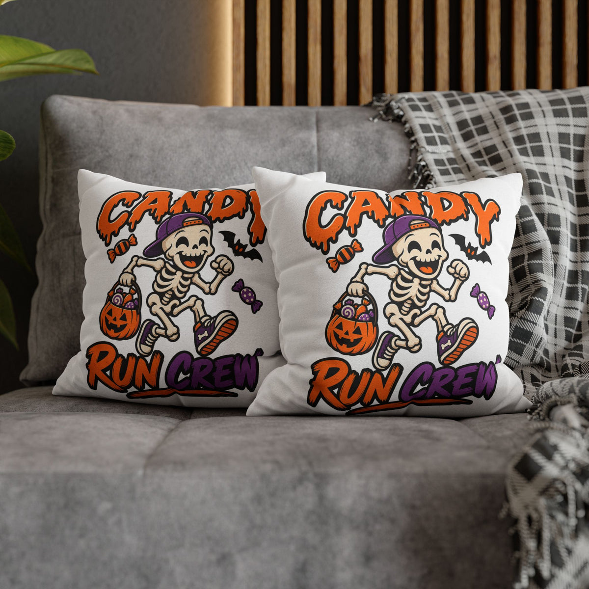 Candy Run Crew Halloween Pillowcase