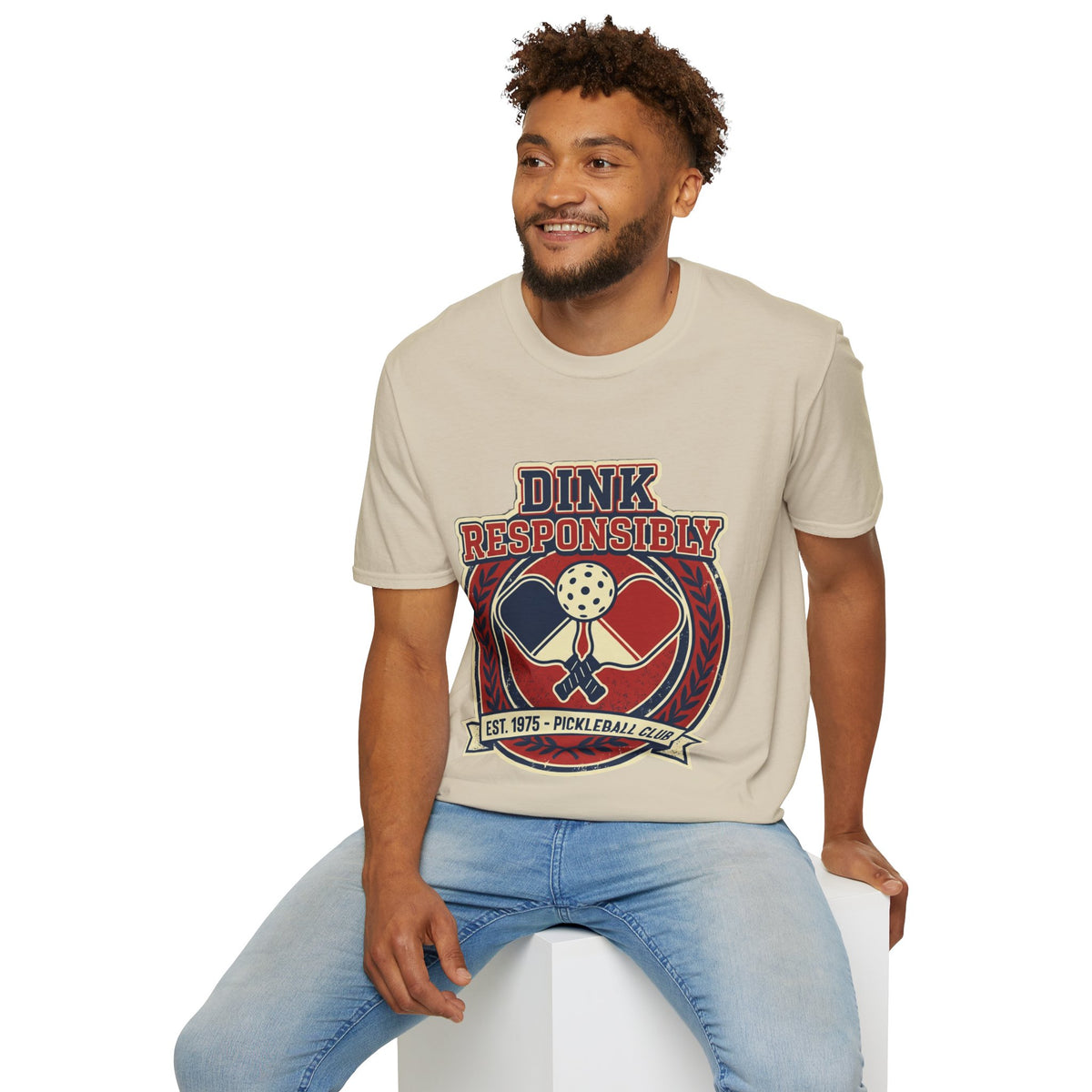 Pickleball T‑Shirt — "Dink Responsibly" Vintage Pickleball Club Tee