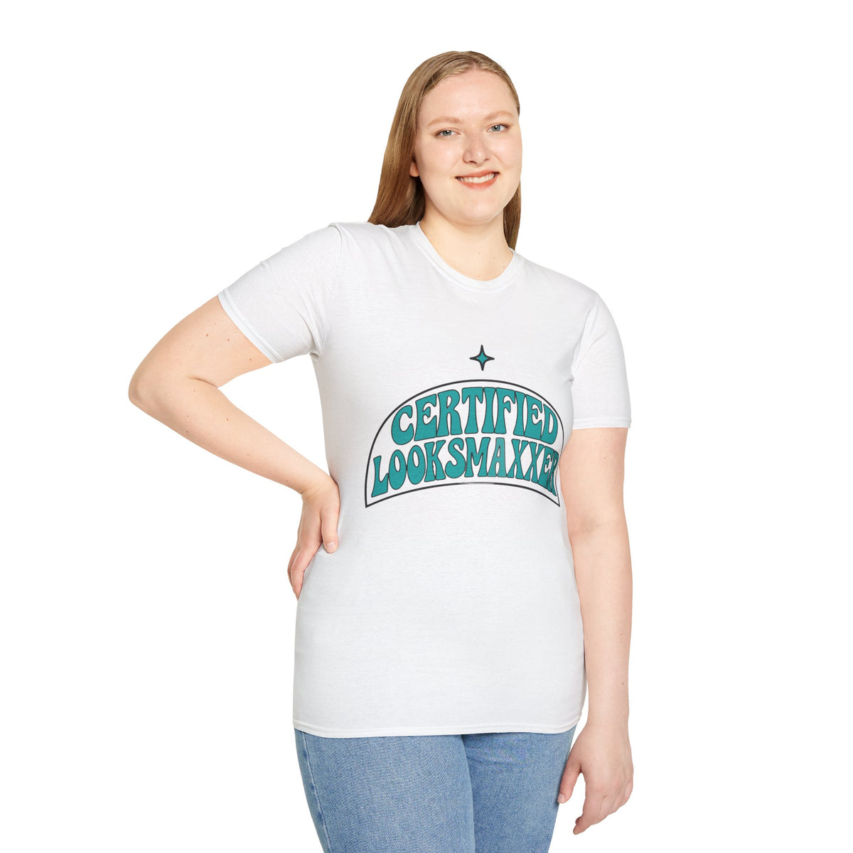 Certified Looksmaxxer T-Shirt — Trendy Self-Confidence Graphic Tee - Trending Now - August 2026