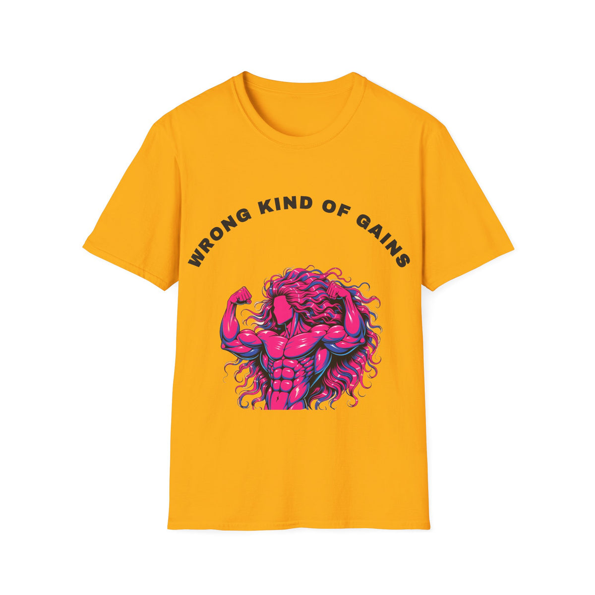 T-Shirt — "Wrong Kind of Gains" Muscle Monster Graphic Tee - Trending Now - September 2026