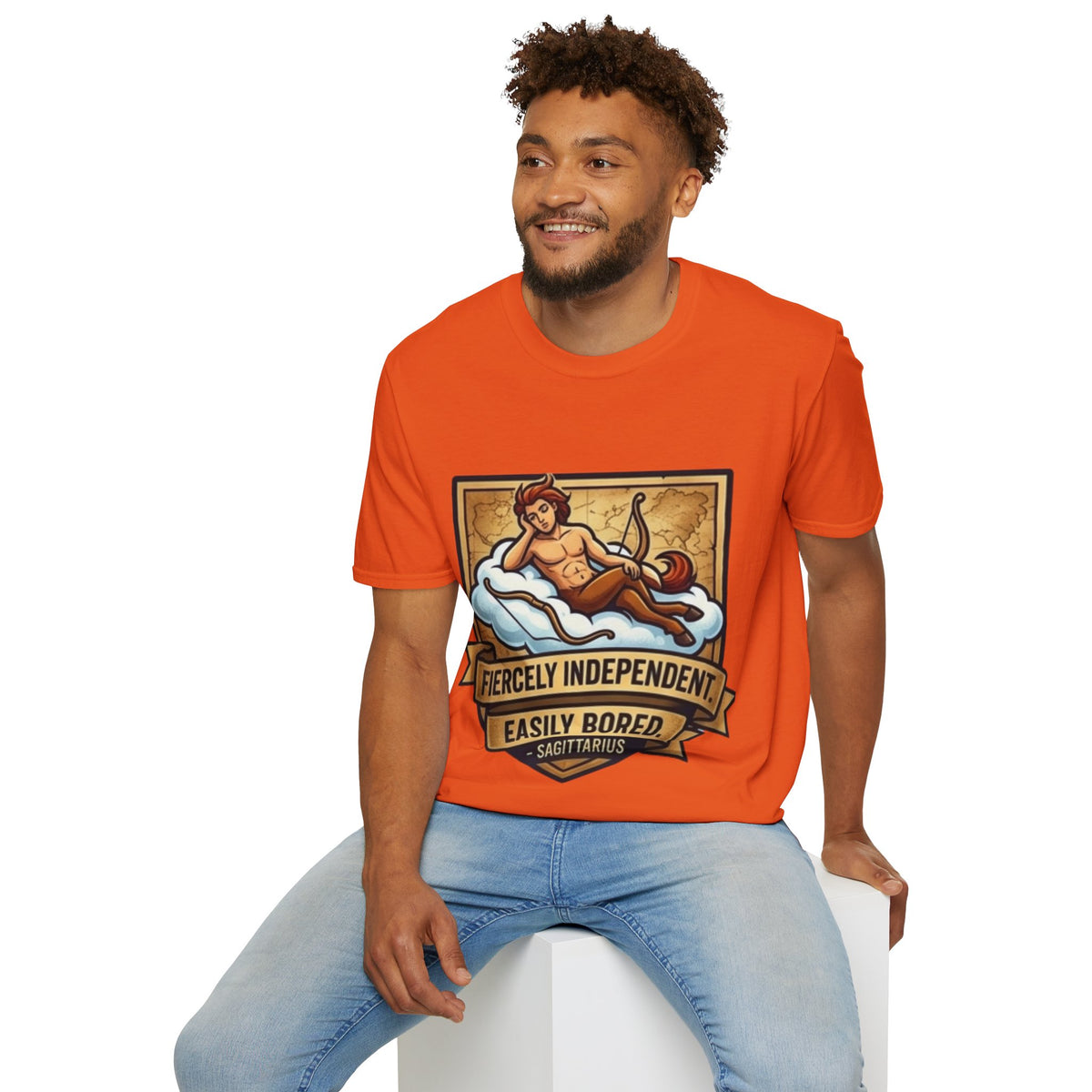 Sagittarius Zodiac T‑Shirt — Fiercely Independent, Easily Bored Astrology Tee