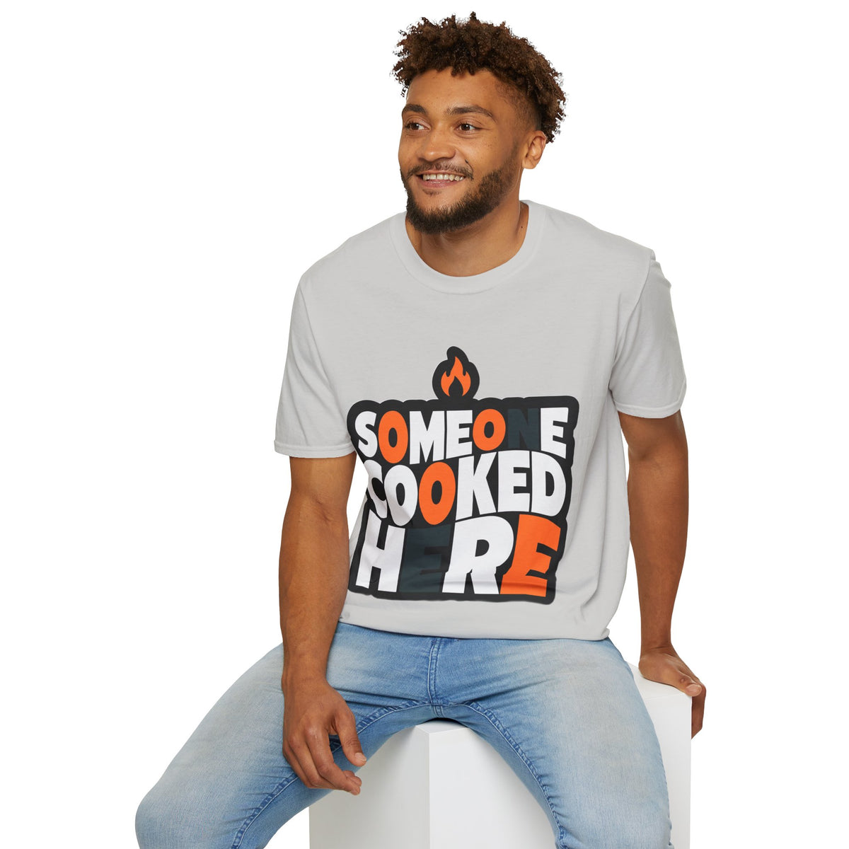 T-Shirt — "Someone Cooked Here" Funny Cooking Graphic Tee - Trending Now - August 2026