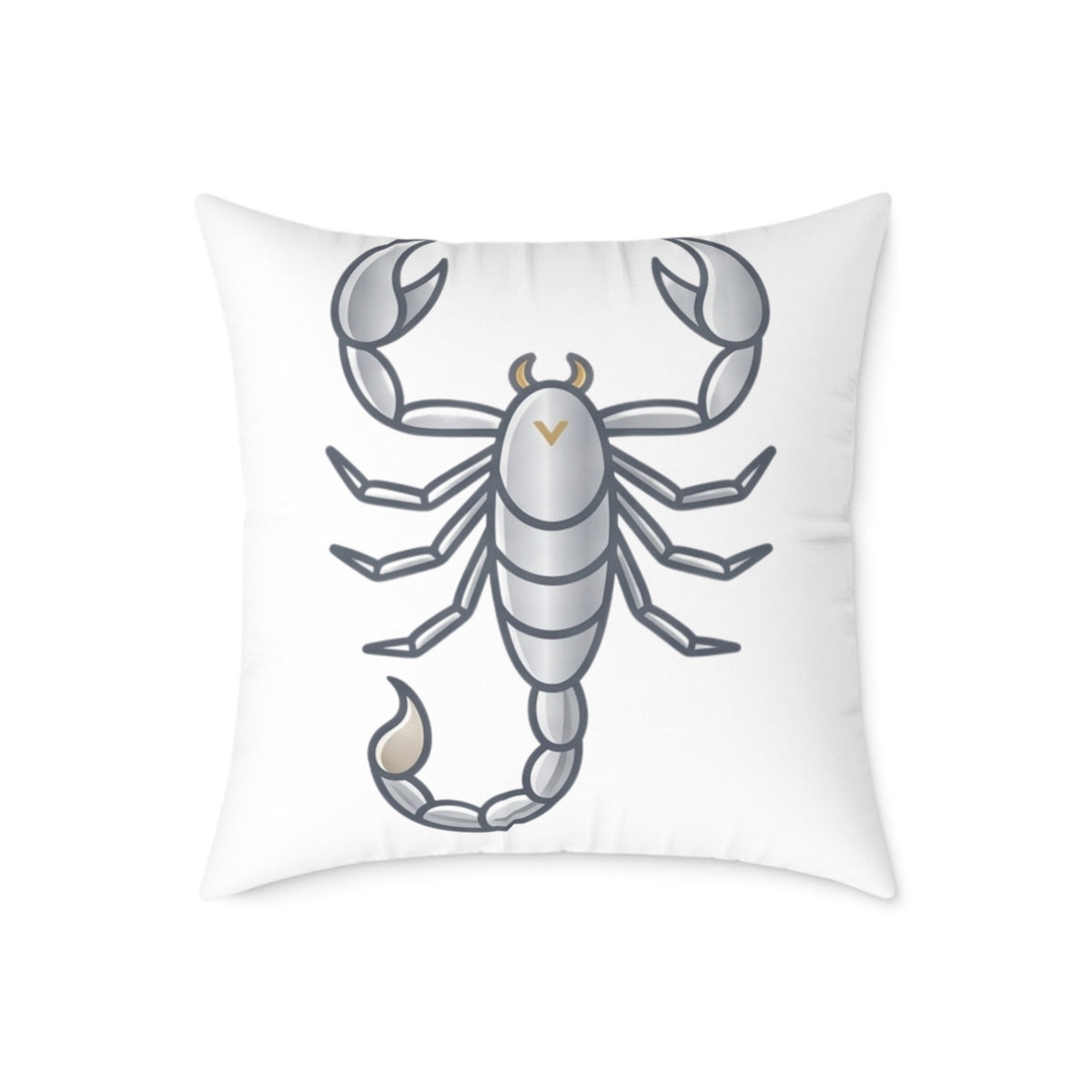 Zodiac Scorpio Astrological Square Poly Canvas Pillow