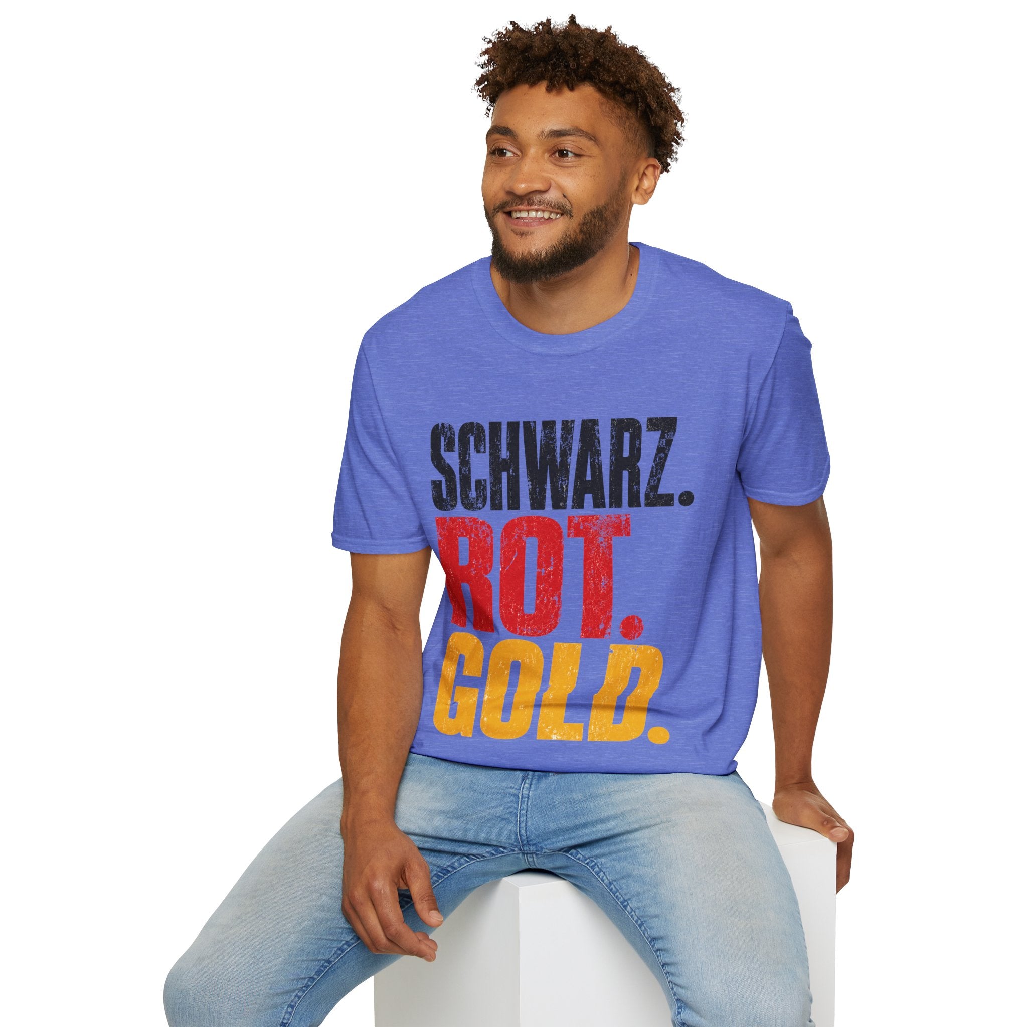 Germany Schwarz Rot Gold T-Shirt — German Flag Pride Graphic Tee