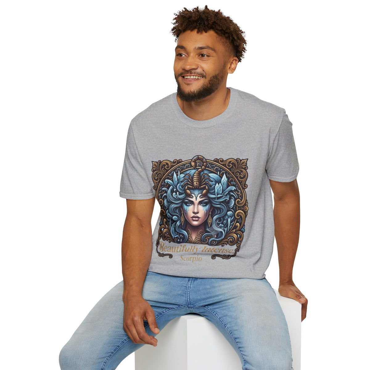 Scorpio Astrology T-Shirt — "Beautifully Intense" Zodiac Graphic Tee