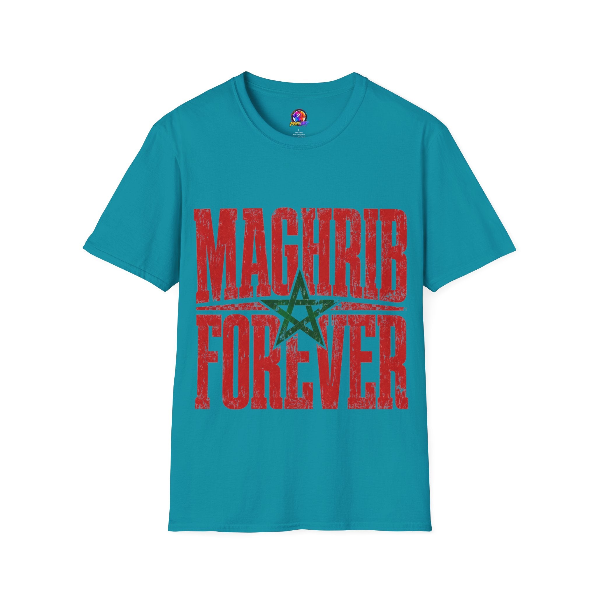 Morocco T-Shirt — Maghrib Forever Moroccan Flag Graphic Tee